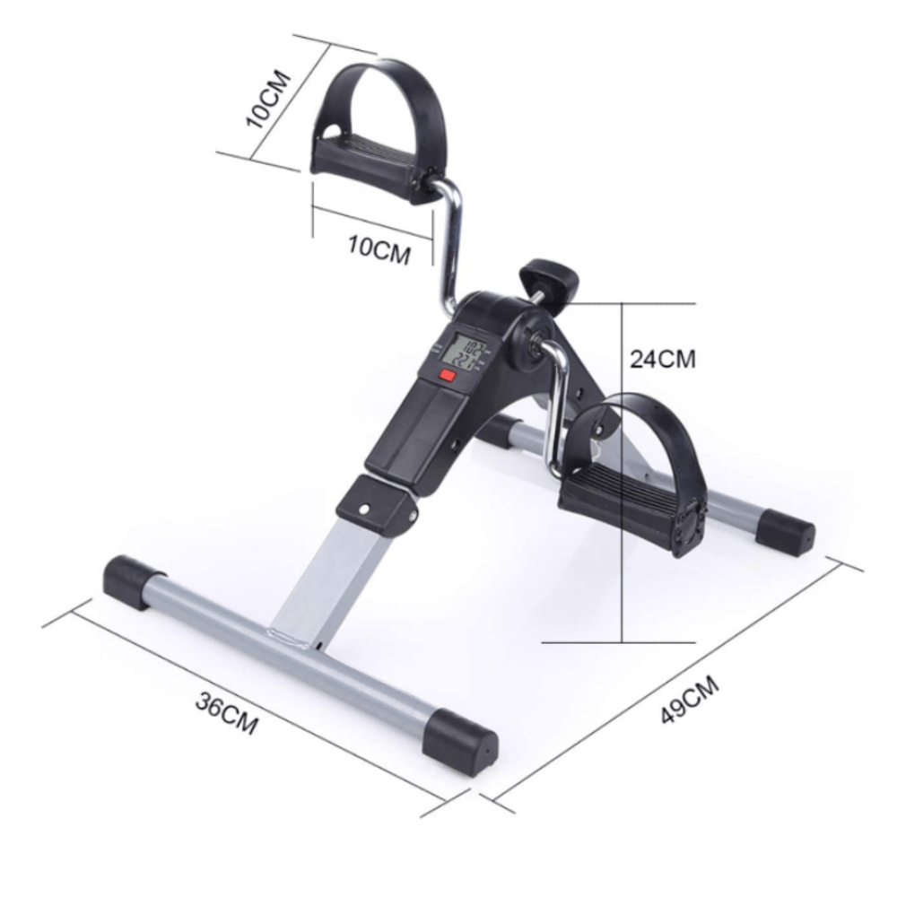 Foldable Mini Exercise Bike with LCD Display – Arm & Leg Pedaler for Home Gym & Weight Loss