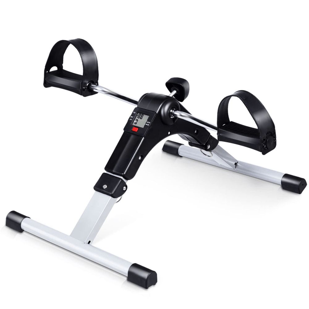 Foldable Mini Exercise Bike with LCD Display – Arm & Leg Pedaler for Home Gym & Weight Loss