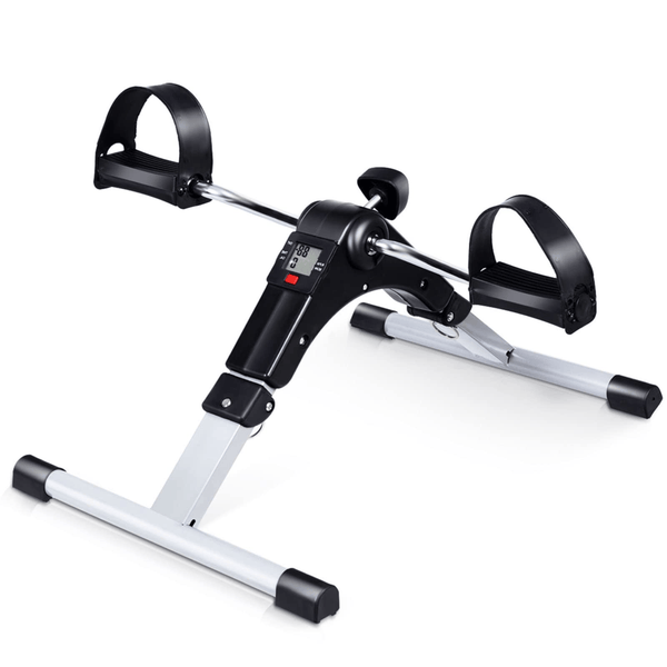 Foldable Mini Exercise Bike with LCD Display – Arm & Leg Pedaler for Home Gym & Weight Loss