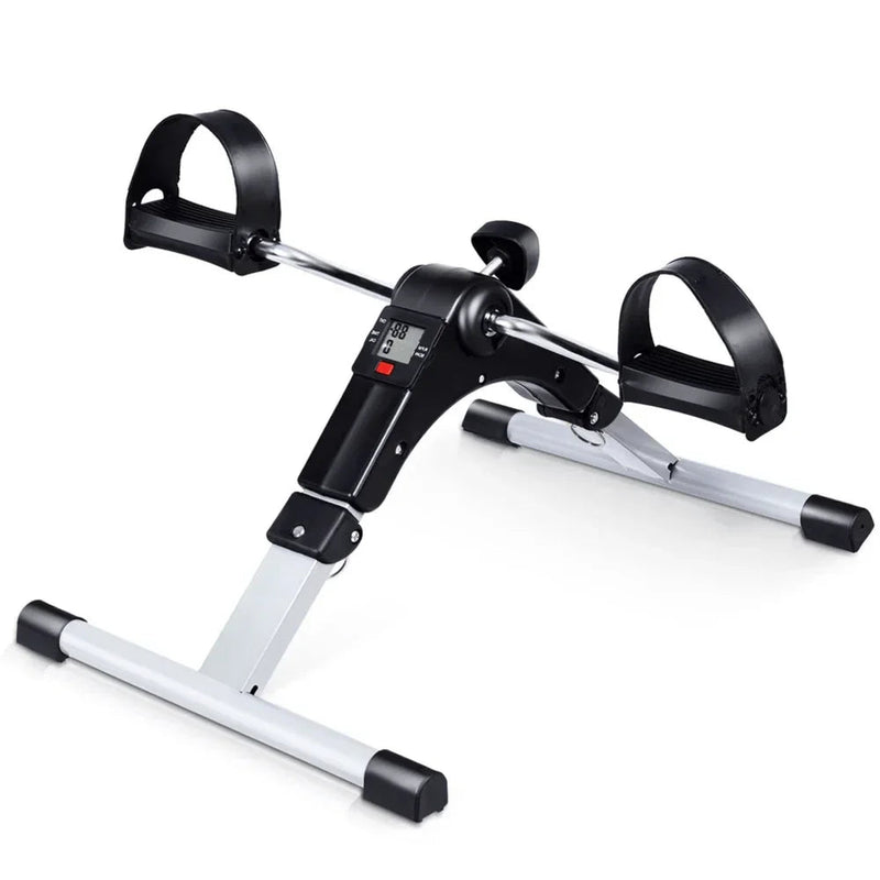 Foldable Mini Exercise Bike with LCD Display – Arm & Leg Pedaler for Home Gym & Weight Loss - Getups.pk